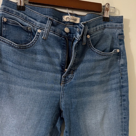 Madewell High Rise Kick Out Light Wash Jeans Size 29 - Picture 4 of 11